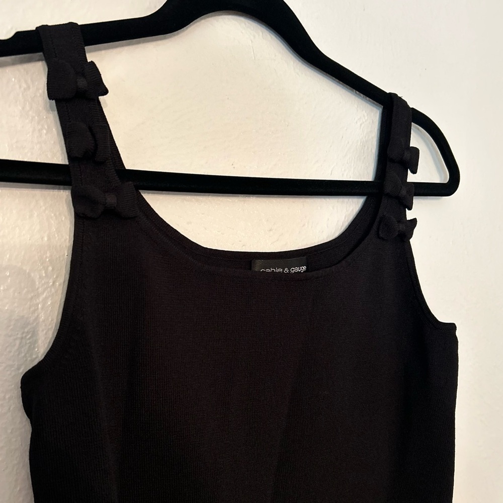 Cable & Gauge Black Whimsygoth Tank Top